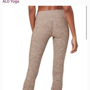 ALO Yoga Heathered Tan Leggings